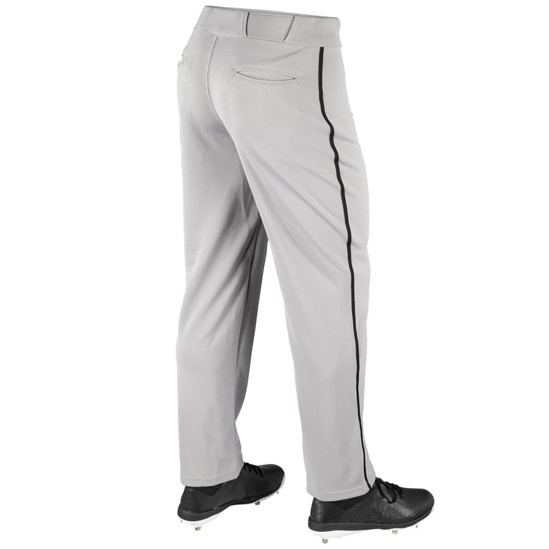 CHAMPRO MVP OB Open Bottom Baseball Pant with Contrast Color Braid Piping and Reinforced Double Knee - Image 2